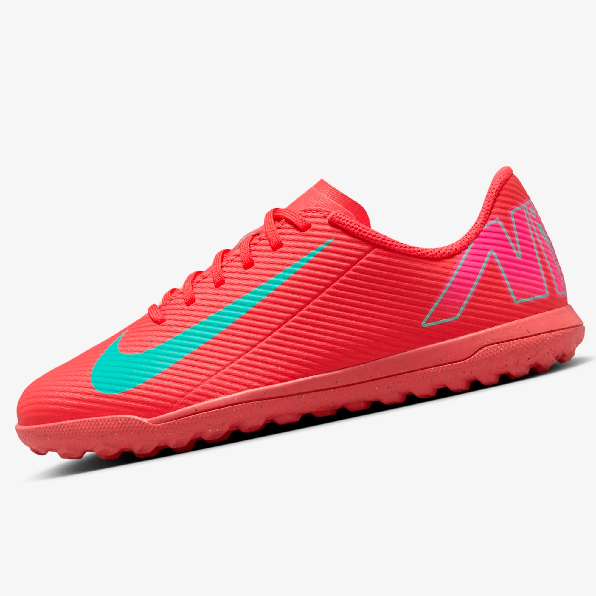 ZAPATILLAS NIKE PARA NIÑOS FUTBOL VAPOR 16 CLUB TF - CORAL FQ8287-800 - 1