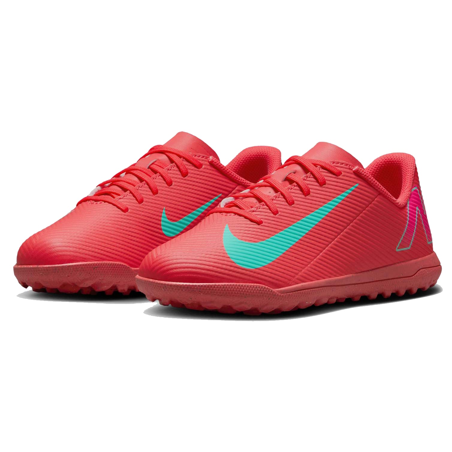 ZAPATILLAS NIKE PARA NIÑOS FUTBOL VAPOR 16 CLUB TF - CORAL FQ8287-800 - 2