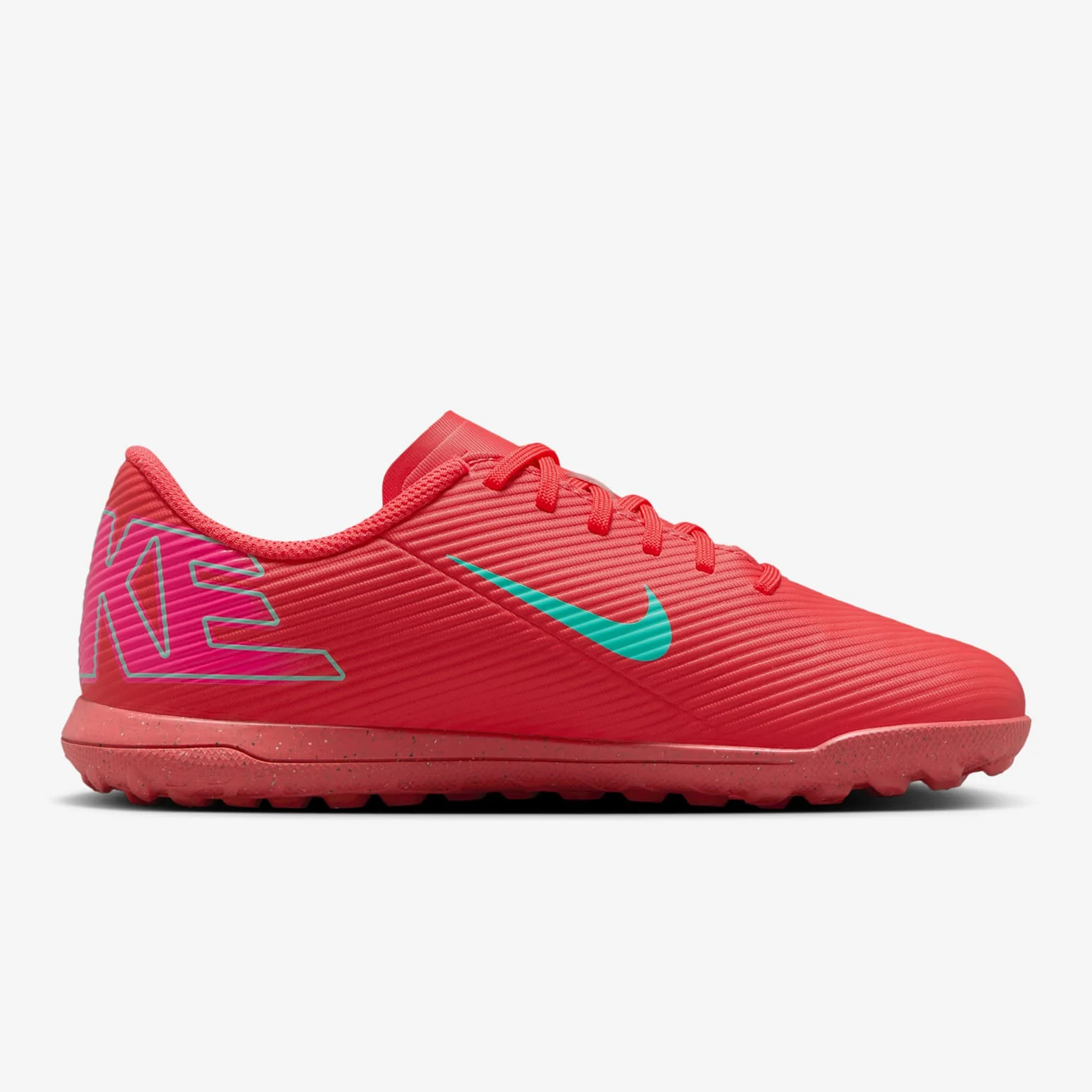 ZAPATILLAS NIKE PARA NIÑOS FUTBOL VAPOR 16 CLUB TF - CORAL FQ8287-800 - 3