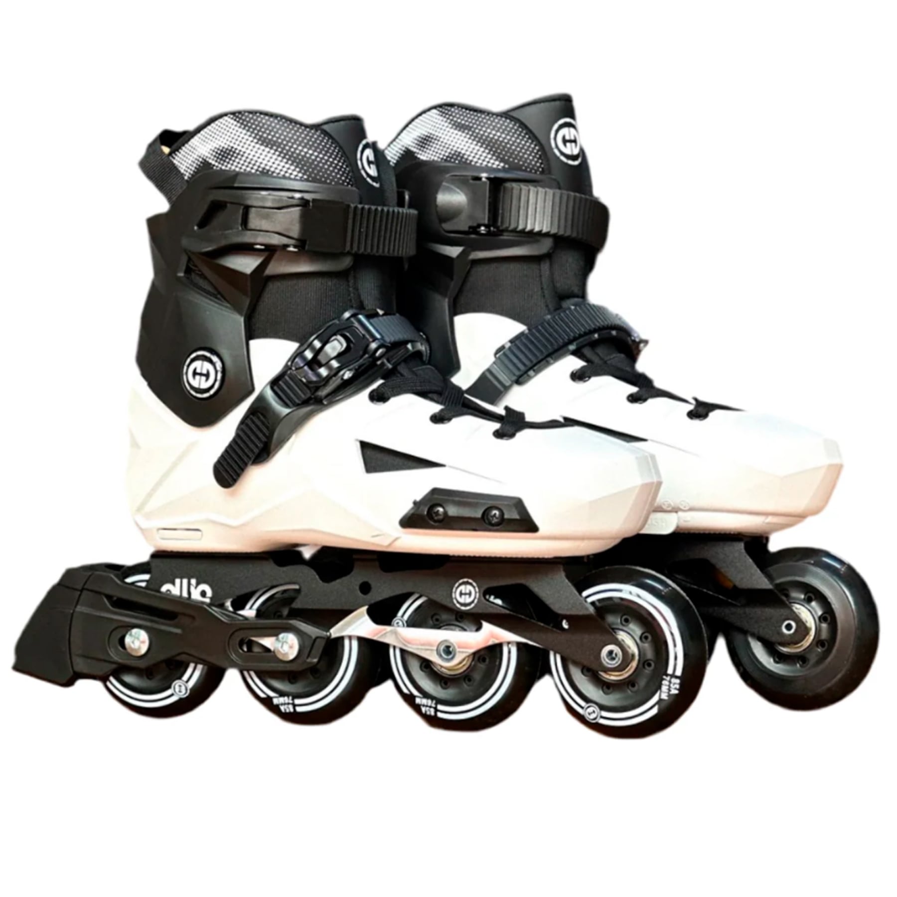 PATINES LINEA 4 RUEDAS OLLIE SK 2 - BLANCO/NEGRO DEL 32-35 YS-Q3-S - 1