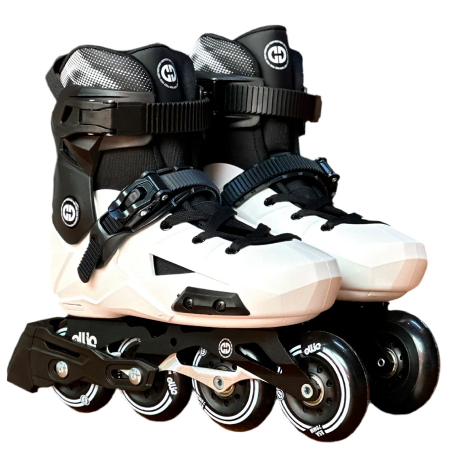 PATINES LINEA 4 RUEDAS OLLIE SK 2 - BLANCO/NEGRO DEL 32-35 YS-Q3-S - 2