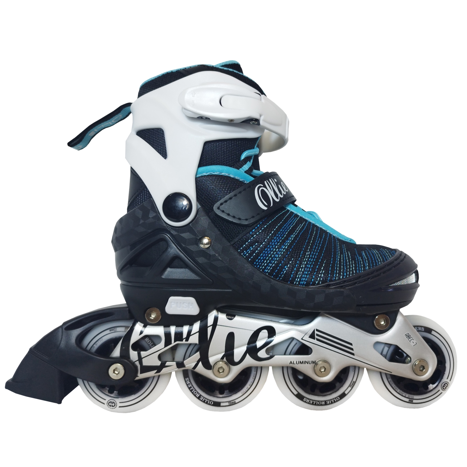 PATINES LINEA URBANA 4 RUEDAS - NEGRO/AZUL DEL 38-41 MZS839-22M/L - 1