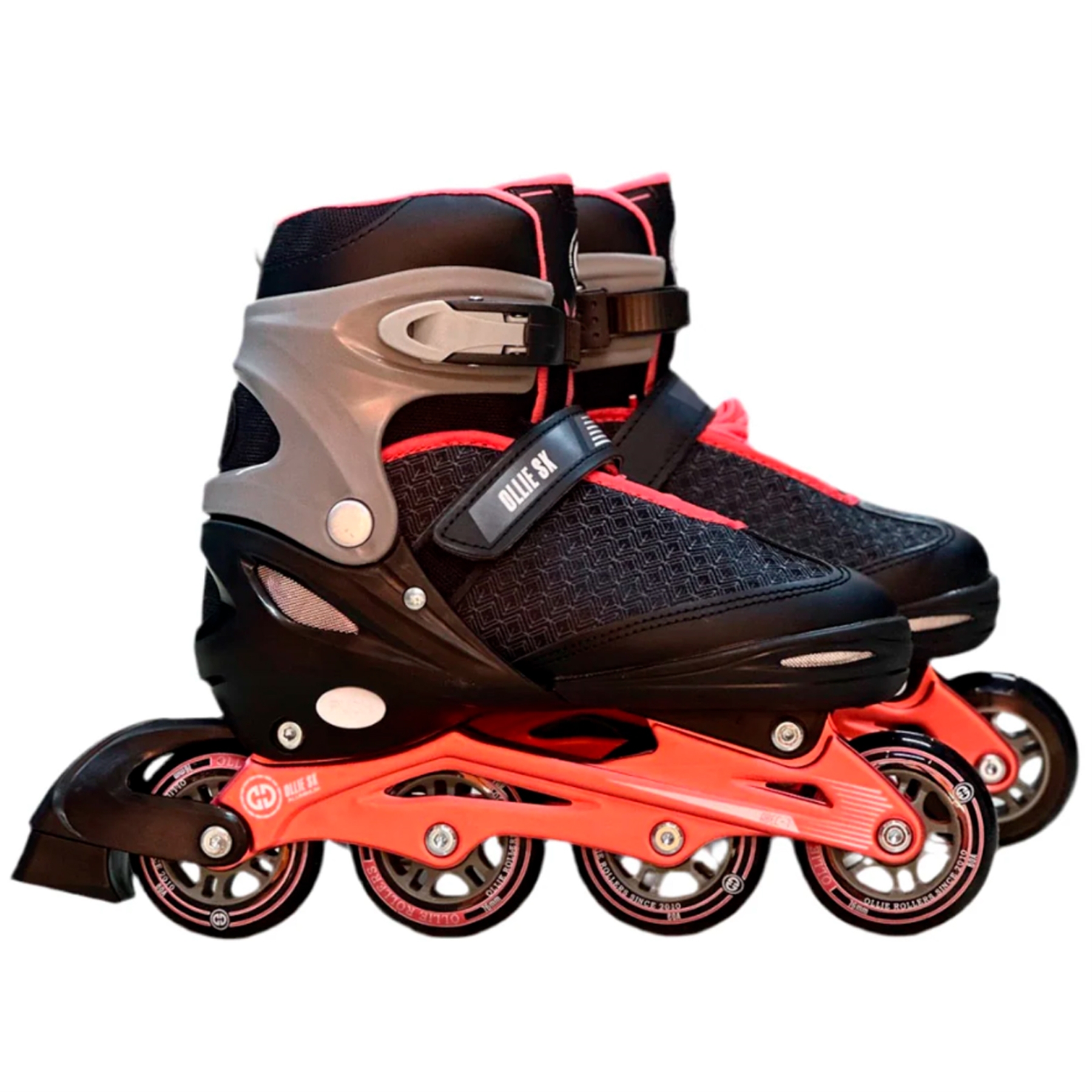 PATINES LINEA 4 RUEDAS OLLIE SK - NEGRO/ROJO DEL 38-41 YS-D2-L - 1