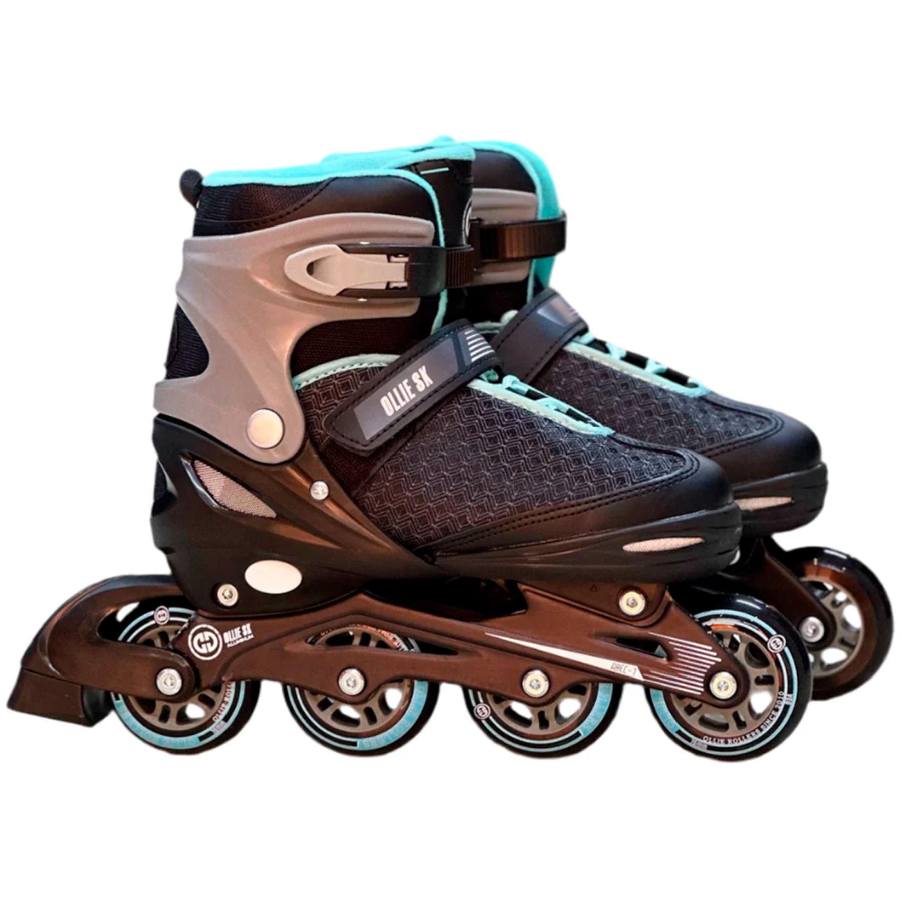 PATINES LINEA 4 RUEDAS OLLIE SK - NEGRO/AZUL DEL 38-41 YS-D2-L - 1