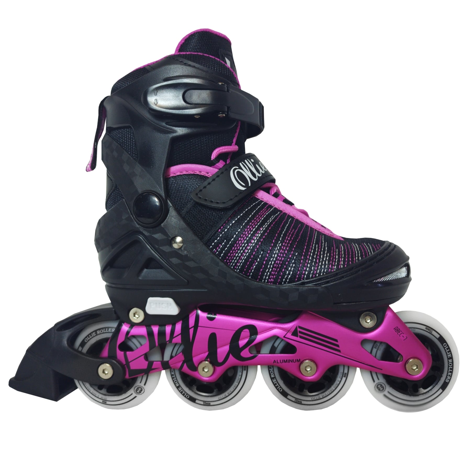 PATINES LINEA URBANA 4 RUEDAS - NEGRO/ROSADO DEL 38-41 MZS839-22M/L - 1
