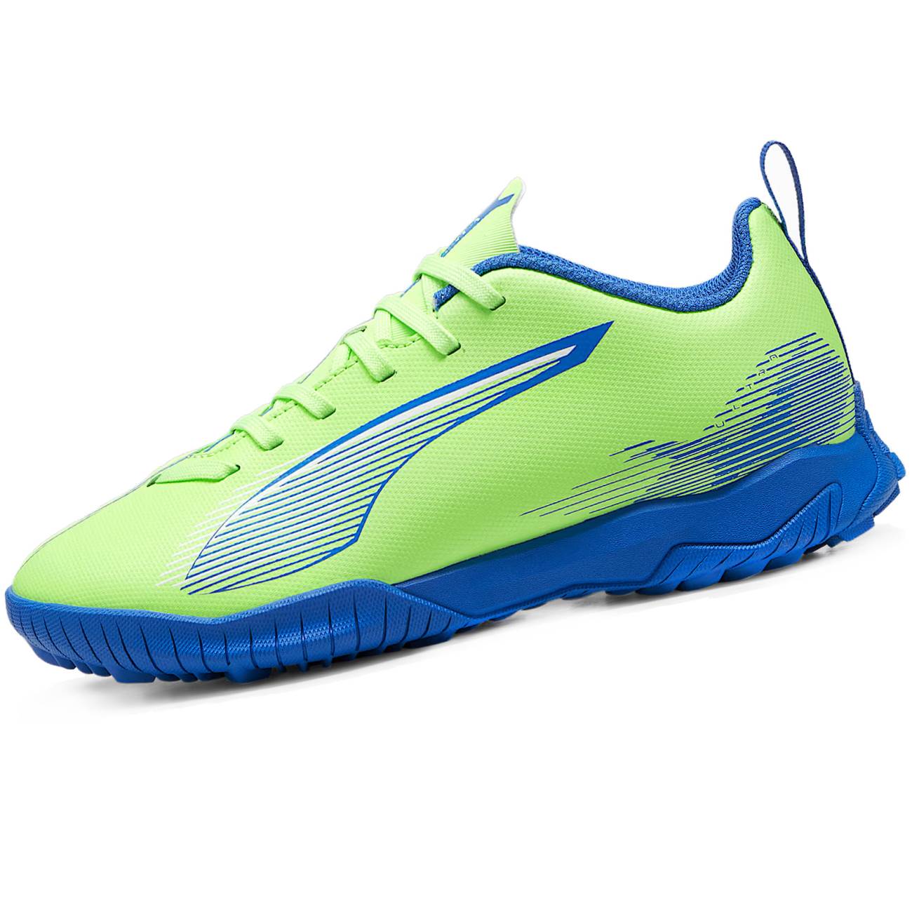 ZAPATILLAS PUMA NIÑOS FUTBOL ULTRA 5 PLAY TT PS - VERDE LIMÓN 107910-03 - 1