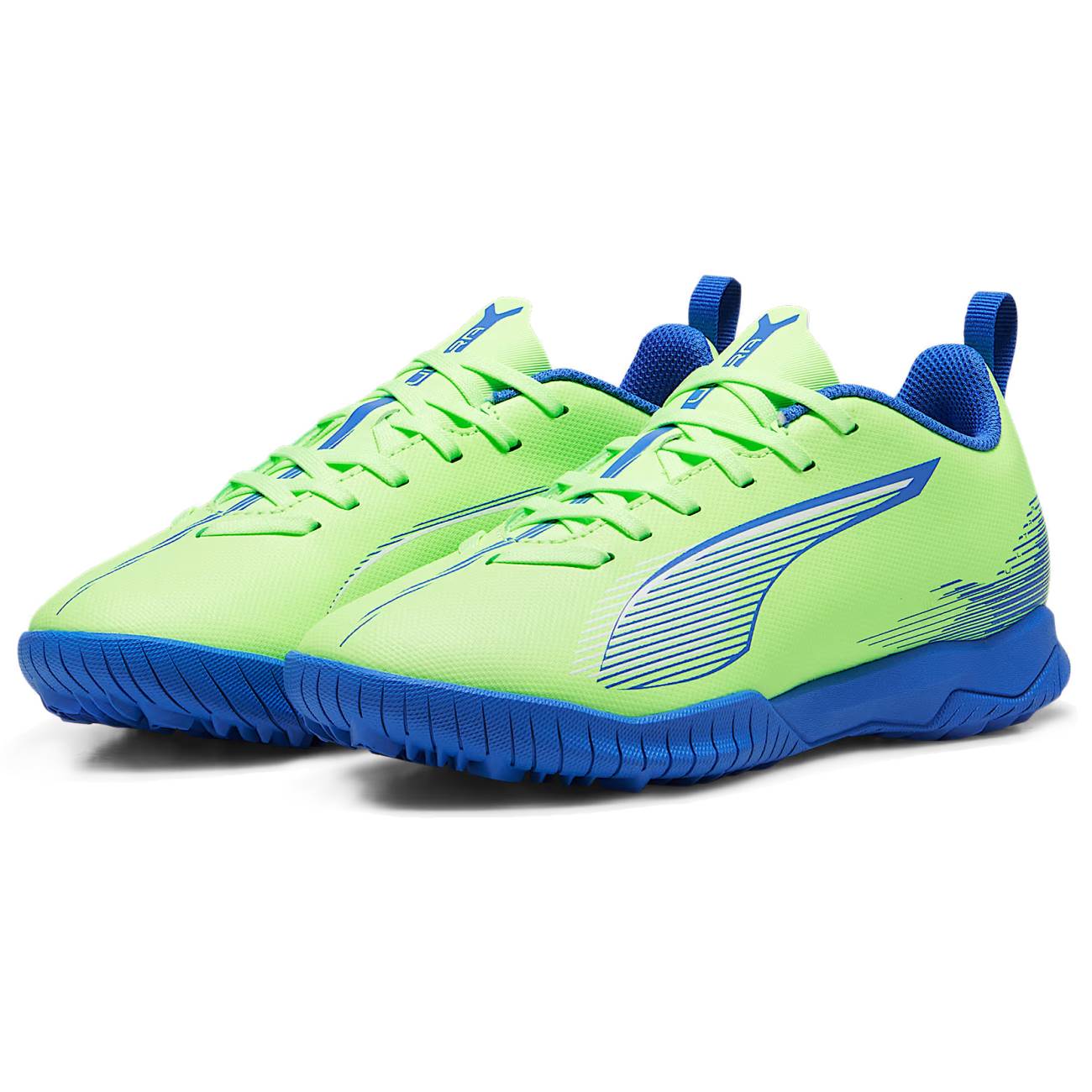 ZAPATILLAS PUMA NIÑOS FUTBOL ULTRA 5 PLAY TT PS - VERDE LIMÓN 107910-03 - 2