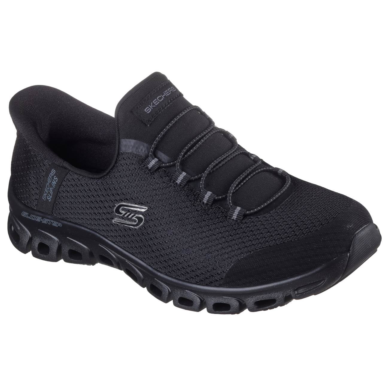 ZAPATILLAS SKECHERS PARA MUJER RUNNING GLIDE STEP PURSUIT - NEGRO 104547-BBK - 2