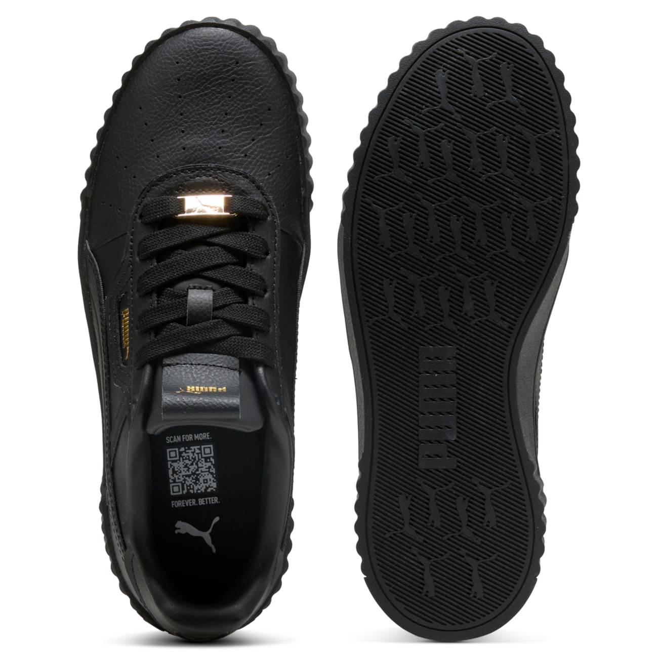 ZAPATILLAS PUMA PARA MUJER URBANAS CARINA 3.0 LUXE - NEGRO 400724-02 - 4