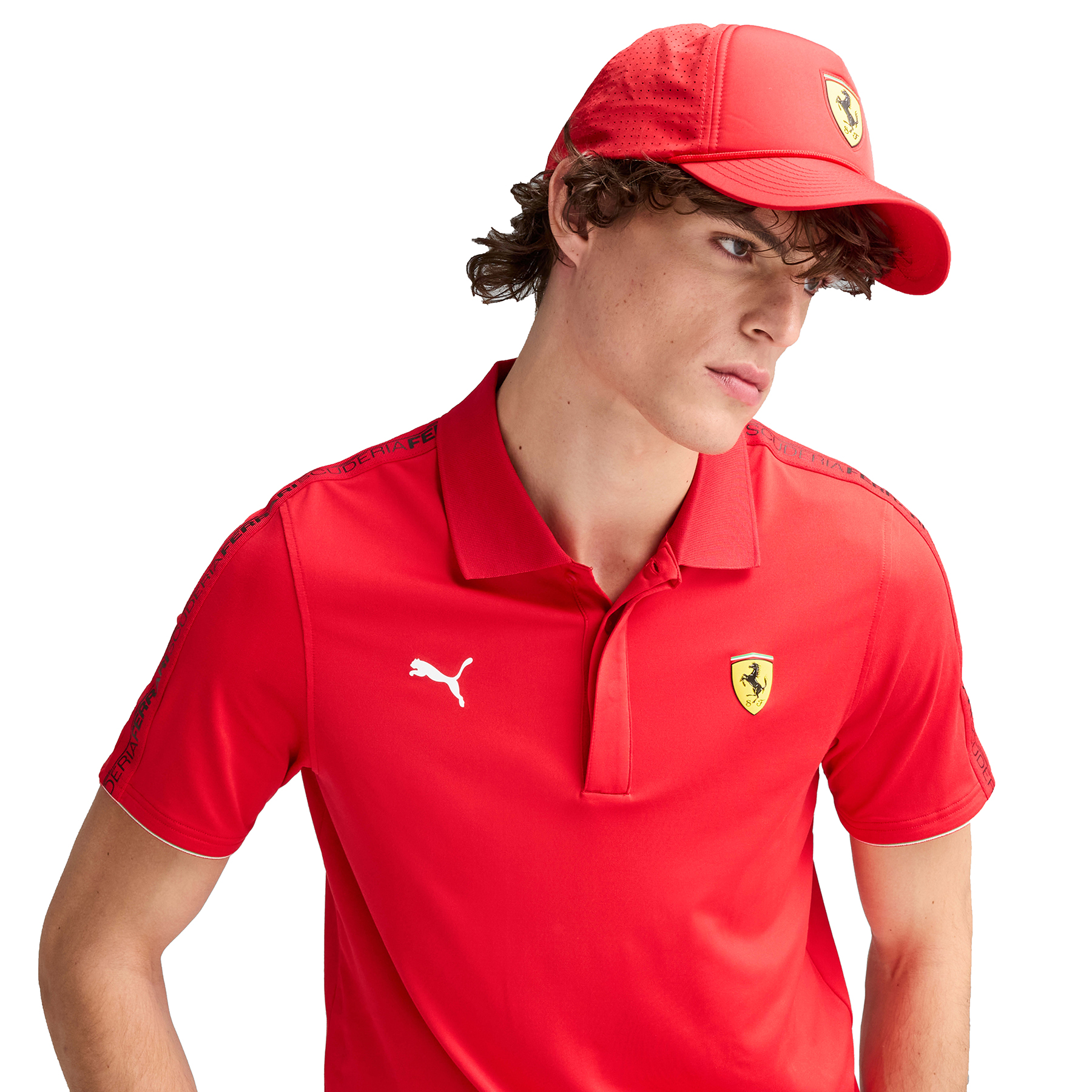 GORRO PUMA FERRARI RACE TRUCKER CAP - ROJO 026232-01 - 3