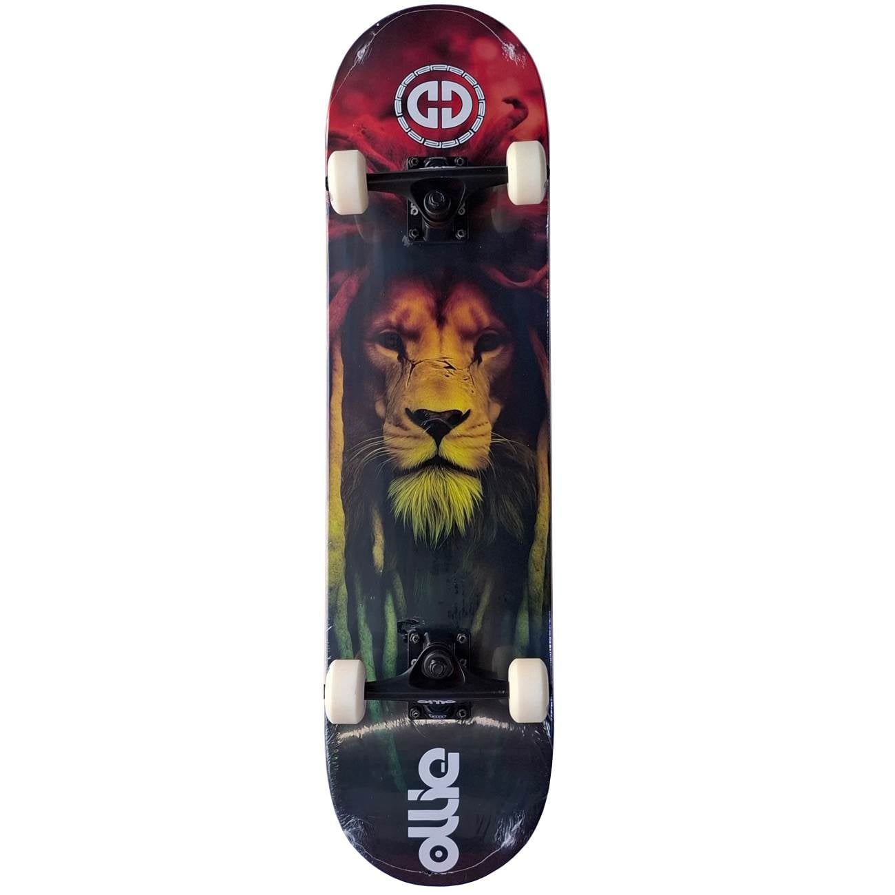 SKATEBOARD OLLIE SEMI PRO 6 LEON RASTA - VERDE OM-3108-D-24 - 1