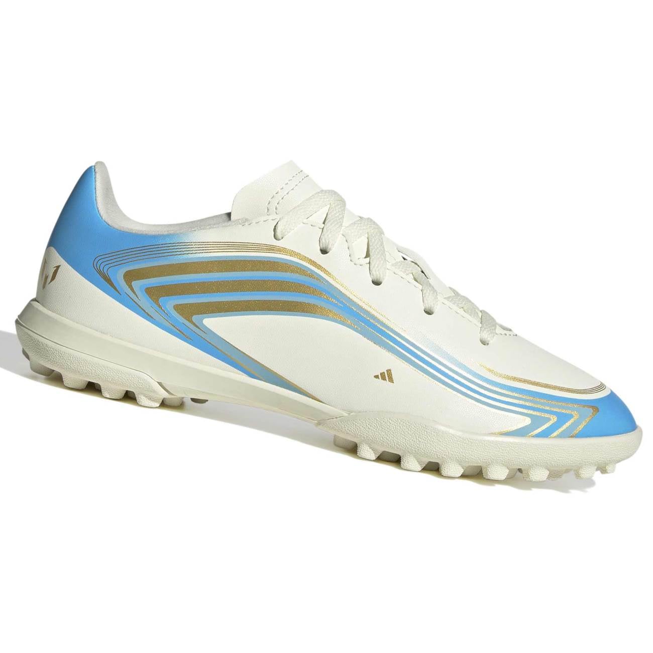 ZAPATILLAS ADIDAS UNISEX FUTBOL F50 MESSI CLUB TF J - BLANCO KK1380 - 1