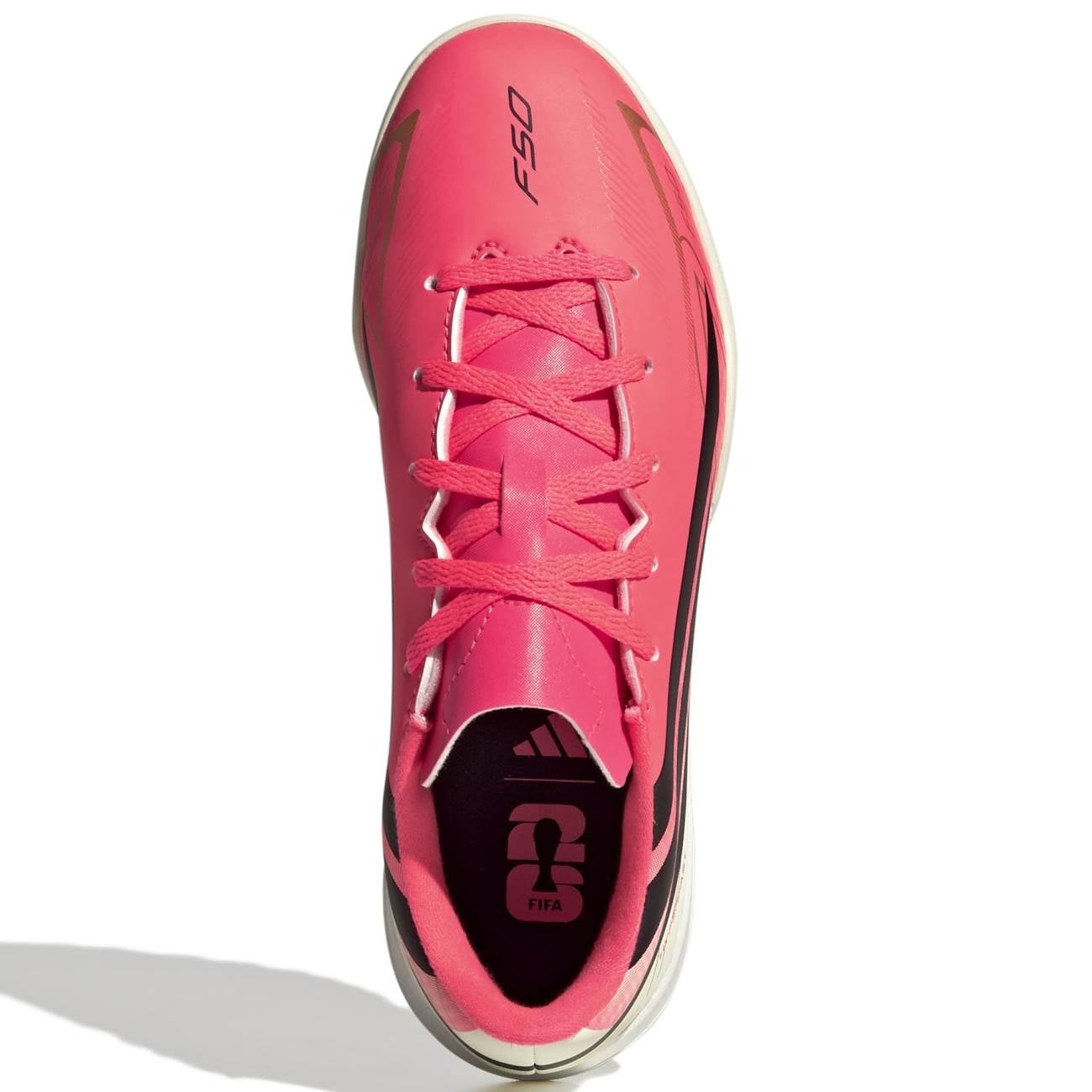 ZAPATILLAS ADIDAS UNISEX FUTBOL F50 HYPERFAST CLUB TF J - CORAL KK1366 - 4