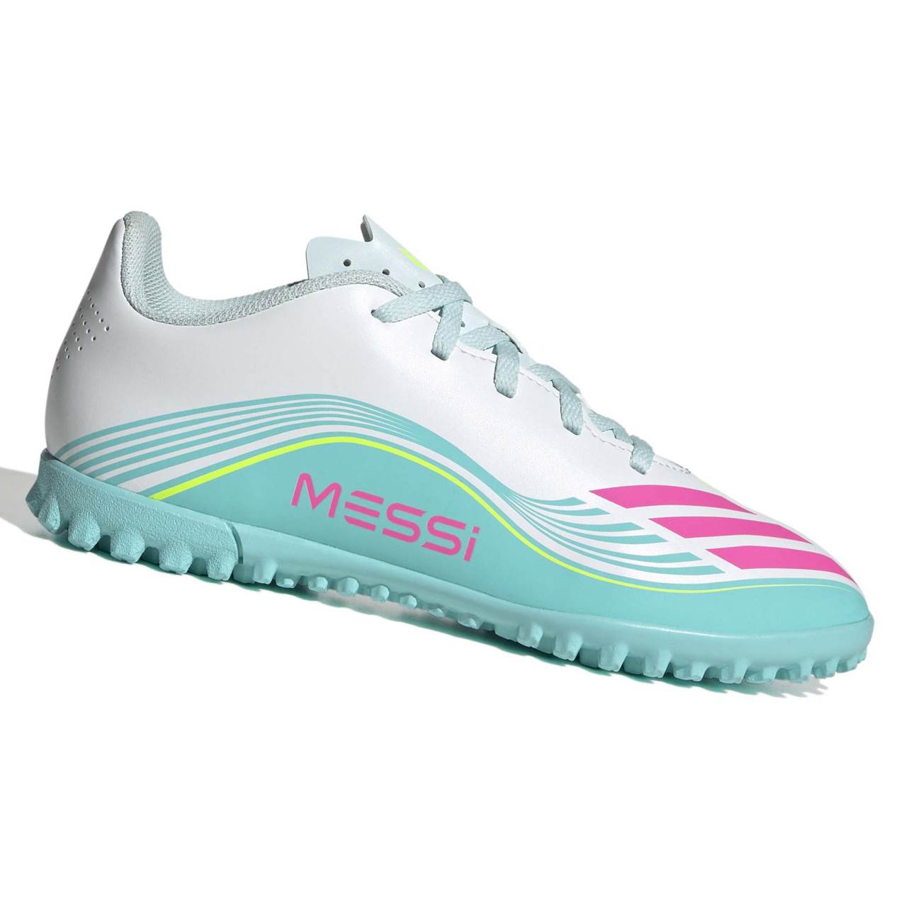 ZAPATILLAS ADIDAS UNISEX FUTBOL F50 MESSI CLUB TF J - BLANCO JQ0949 - 1