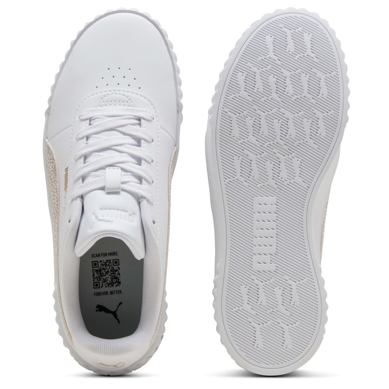 ZAPATILLAS PUMA PARA MUJER URBANAS CARINA 3 TOPCAT - BLANCO 404510-02 - 4