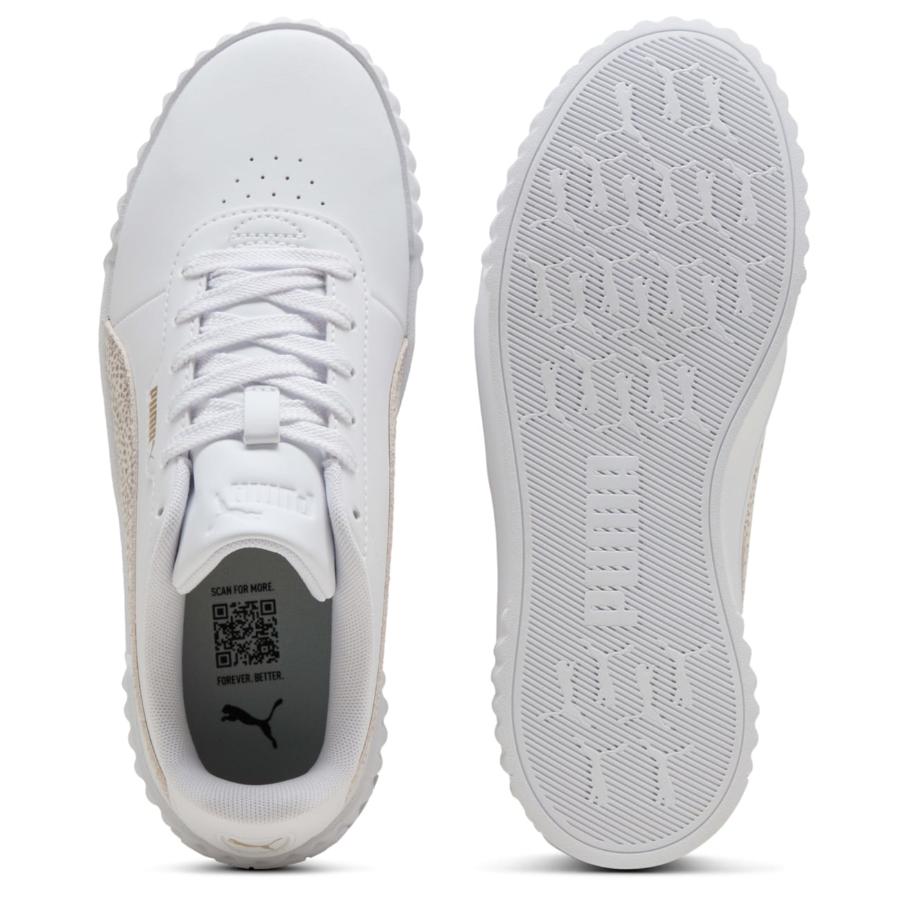 ZAPATILLAS PUMA PARA MUJER URBANAS CARINA 3 TOPCAT - BLANCO 404510-02 - 4