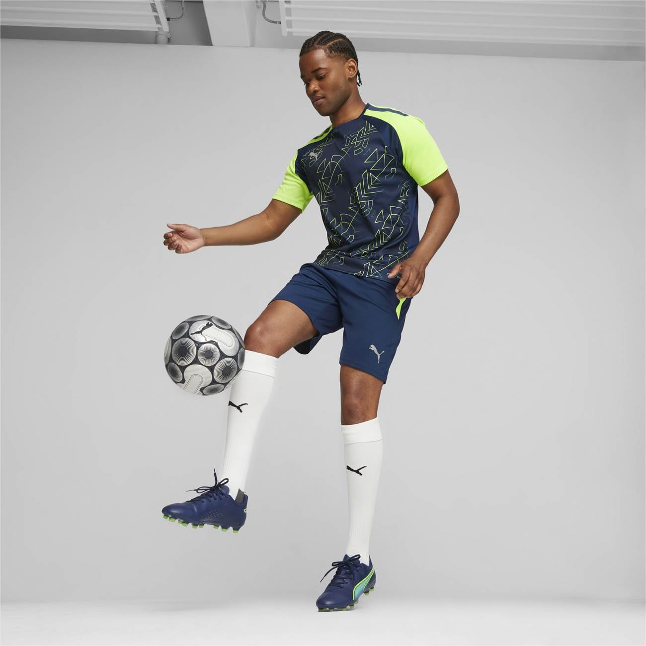 CAMISETA PUMA TEAMLIGA GRAPHIC JERSEY - AZUL 658297-54 - 2