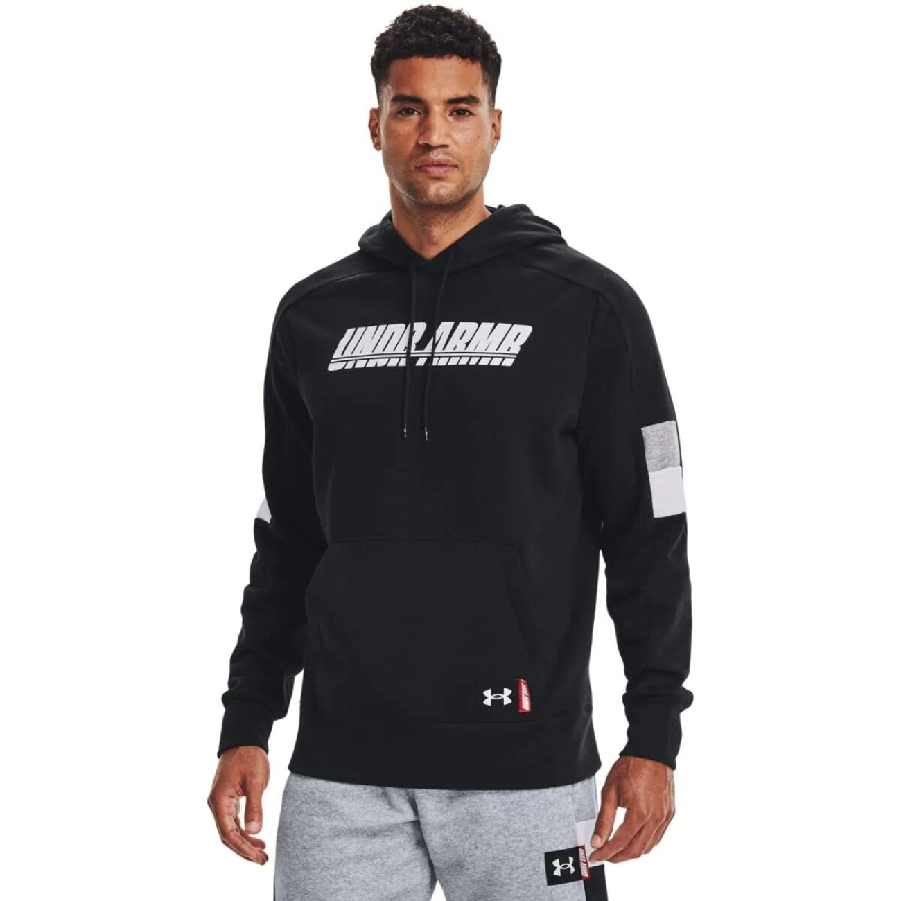 POLERA UNDER ARMOUR BASELINE FLEECE - NEGRO 1366528-001 - 1