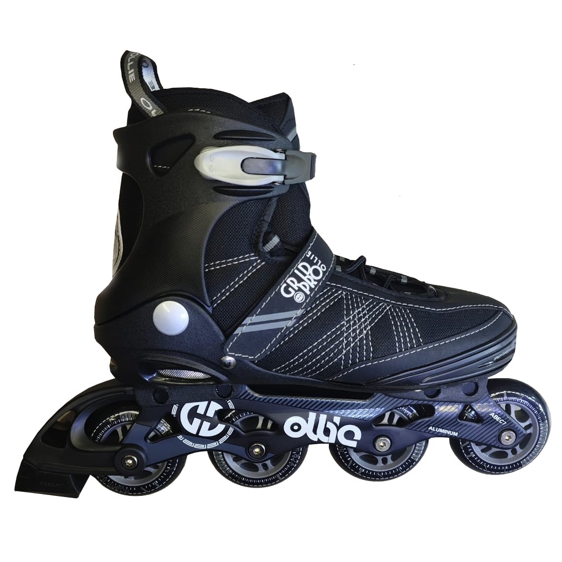 PATINES OLLIE LINEALES 4 RUEDAS OLLIE - NEGRO MZS-101 - 1