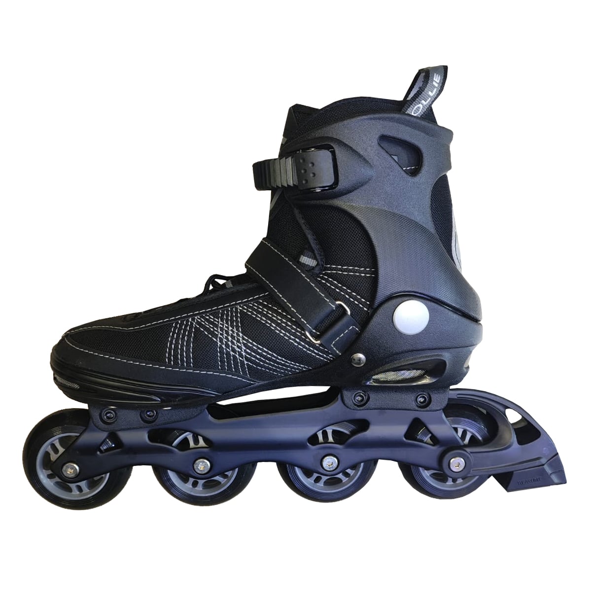 PATINES OLLIE LINEALES 4 RUEDAS OLLIE - NEGRO MZS-101 - 2