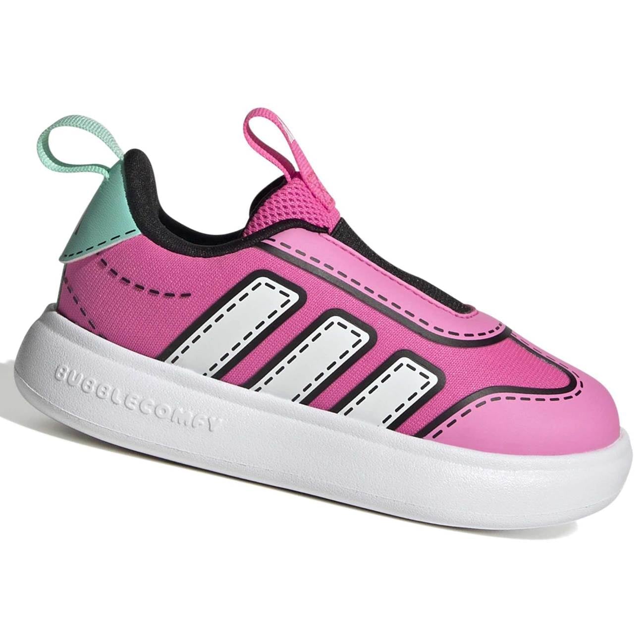 ZAPATILLAS ADIDAS PARA NIÑAS RUNNING BUBBLECOMIC I - ROSA JS0126 - 1