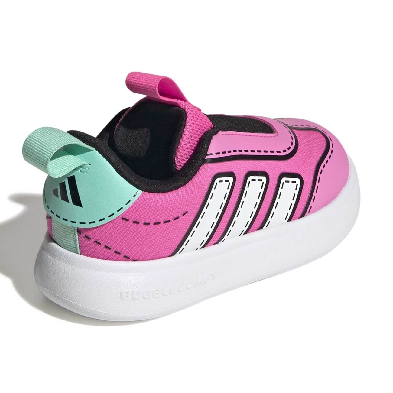 ZAPATILLAS ADIDAS PARA NIÑAS RUNNING BUBBLECOMIC I - ROSA JS0126 - 4
