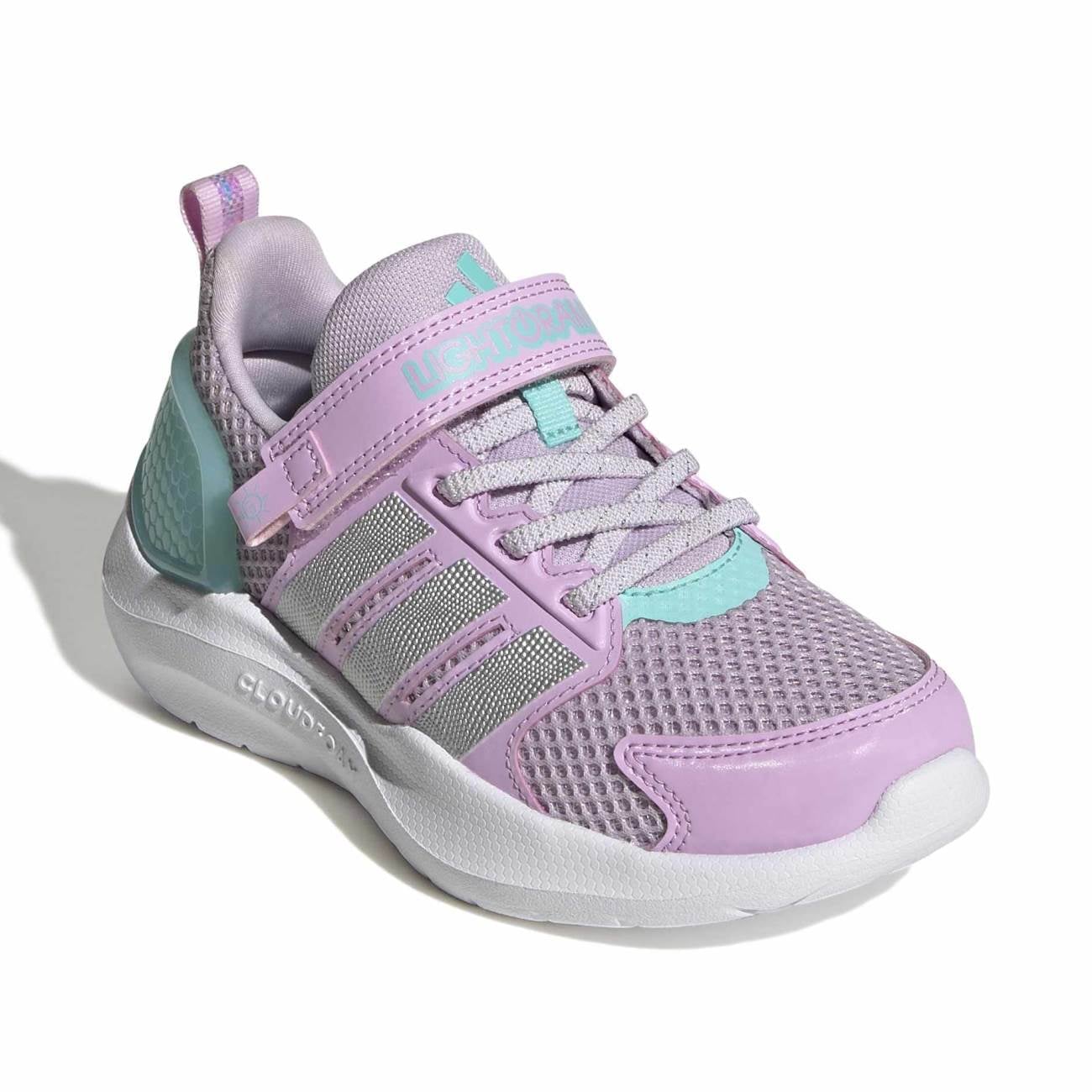 ZAPATILLAS ADIDAS PARA UNISEX RUNNING LIGHTORAMA RNR EL C - LILA HQ9254 - 2