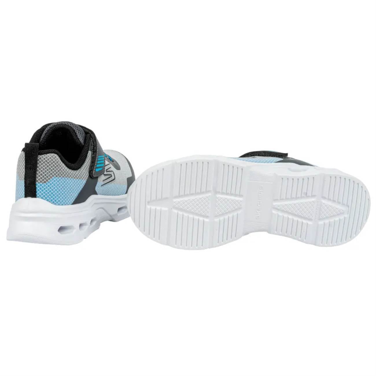ZAPATILLAS SKECHERS PARA NIÑOS RUNNING GLIDE STEP DRIFT ZORZOX - GRIS 405125L-CCBL - 3