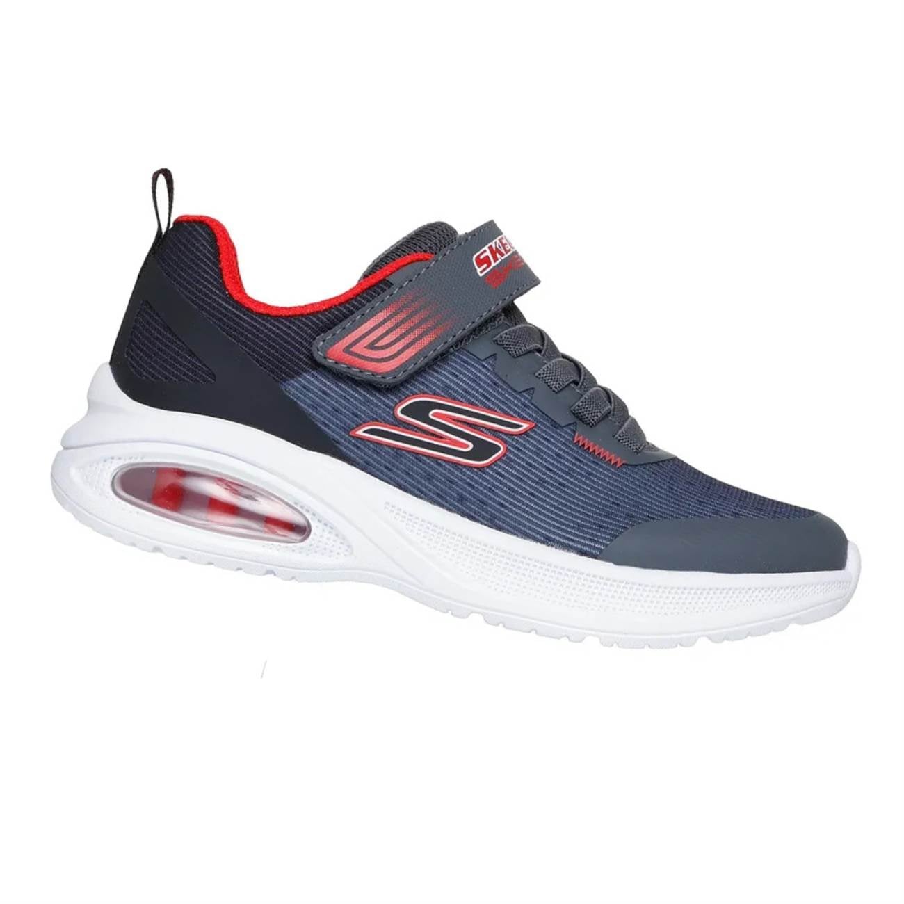 ZAPATILLAS SKECHERS PARA NIÑOS RUNNING MICROSPEC MAX ADVANCE - GRIS 404105L-CCBK - 1