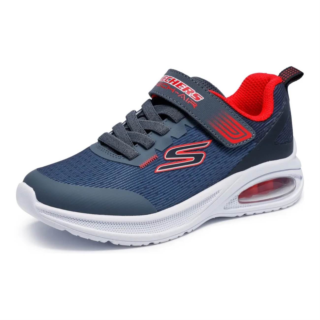 ZAPATILLAS SKECHERS PARA NIÑOS RUNNING MICROSPEC MAX ADVANCE - GRIS 404105L-CCBK - 2