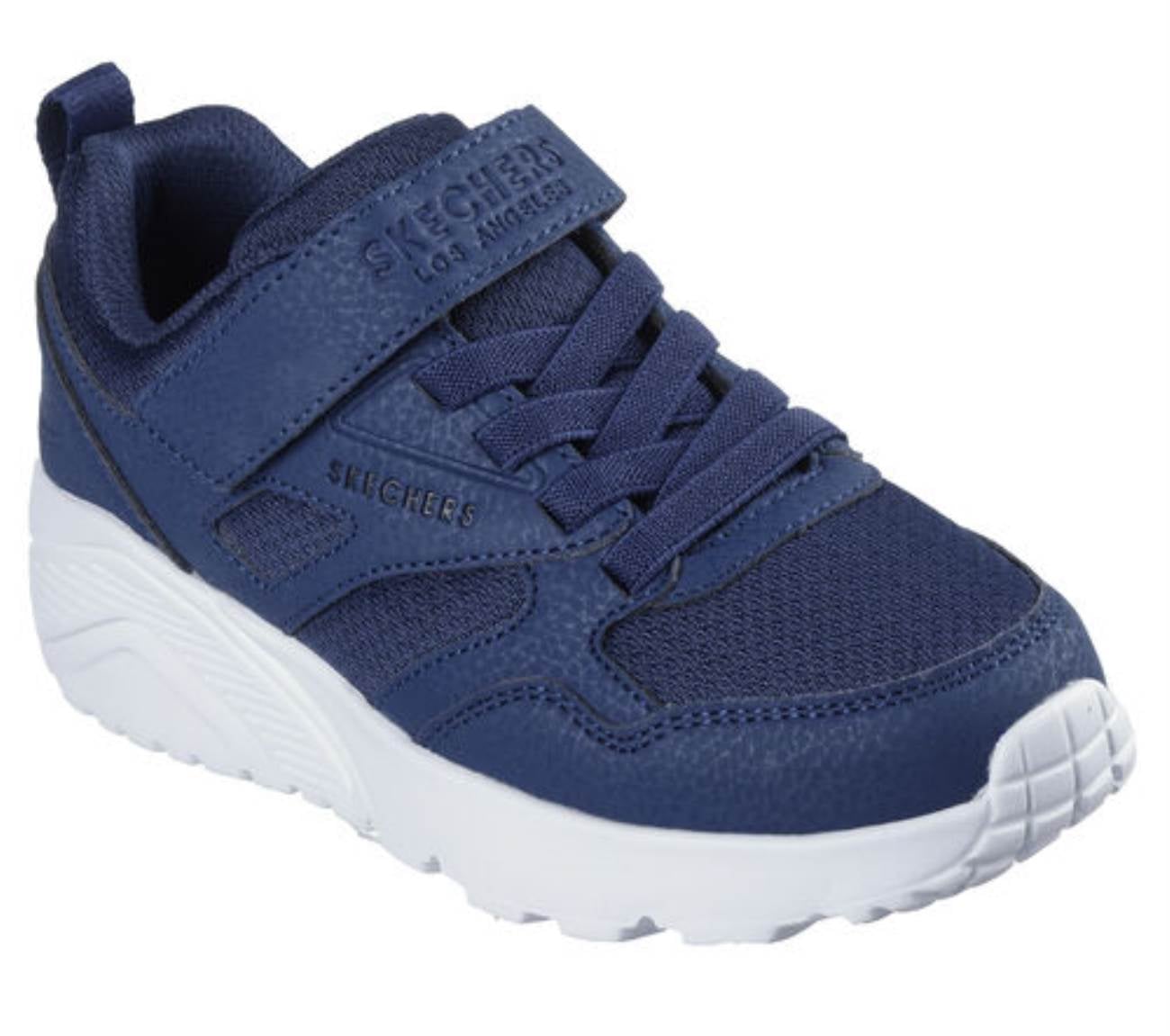 ZAPATILLAS SKECHERS PARA NIÑOS RUNNING UNO LITE CITY LEAGUE - AZUL 417011L-NVY - 2