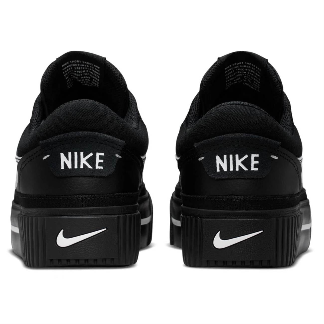 ZAPATILLAS NIKE PARA MUJER URBANAS COURT LEGACY LIFT LE - NEGRO IR1388-001 - 4