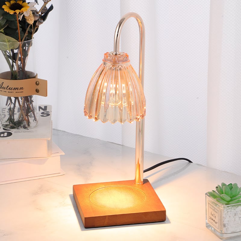 LAMPARA QUEMADORA VELAS ELECTRICO CON TEMPORIZADOR INCLUYE 2 BOMBILLOS MOD TULIPAN - 3