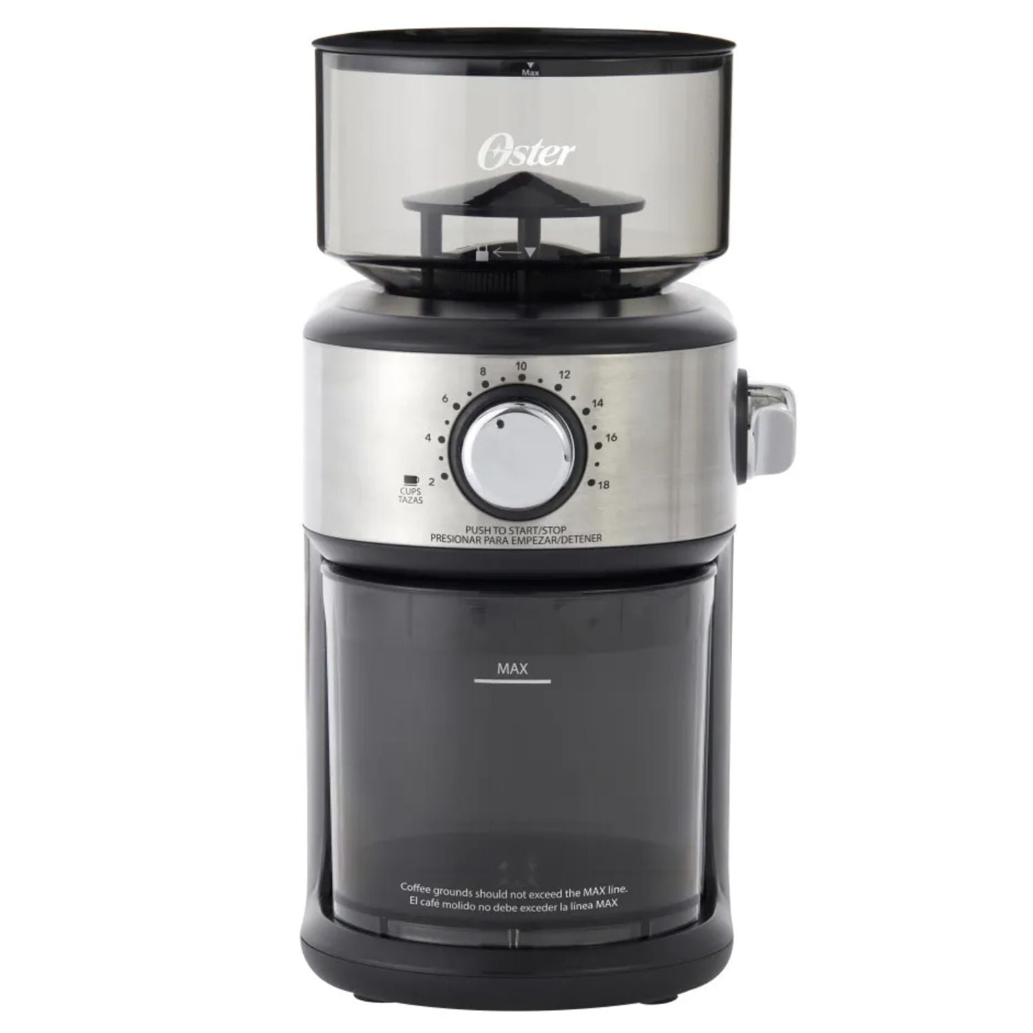 MOLEDORA DE GRANOS DE CAFÉ OSTER BVSTBMH24_053 18 AJUSTES DE GROSOR