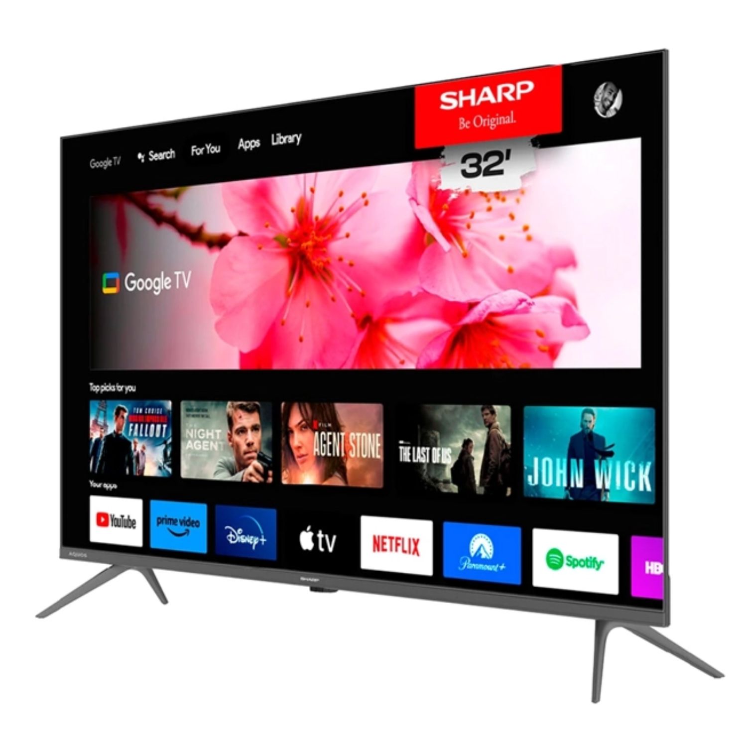TELEVISOR SHARP 2T-C32GF2060L 32 PULG CON SISTEMA OPERATIVO GOOGLE TV - 2