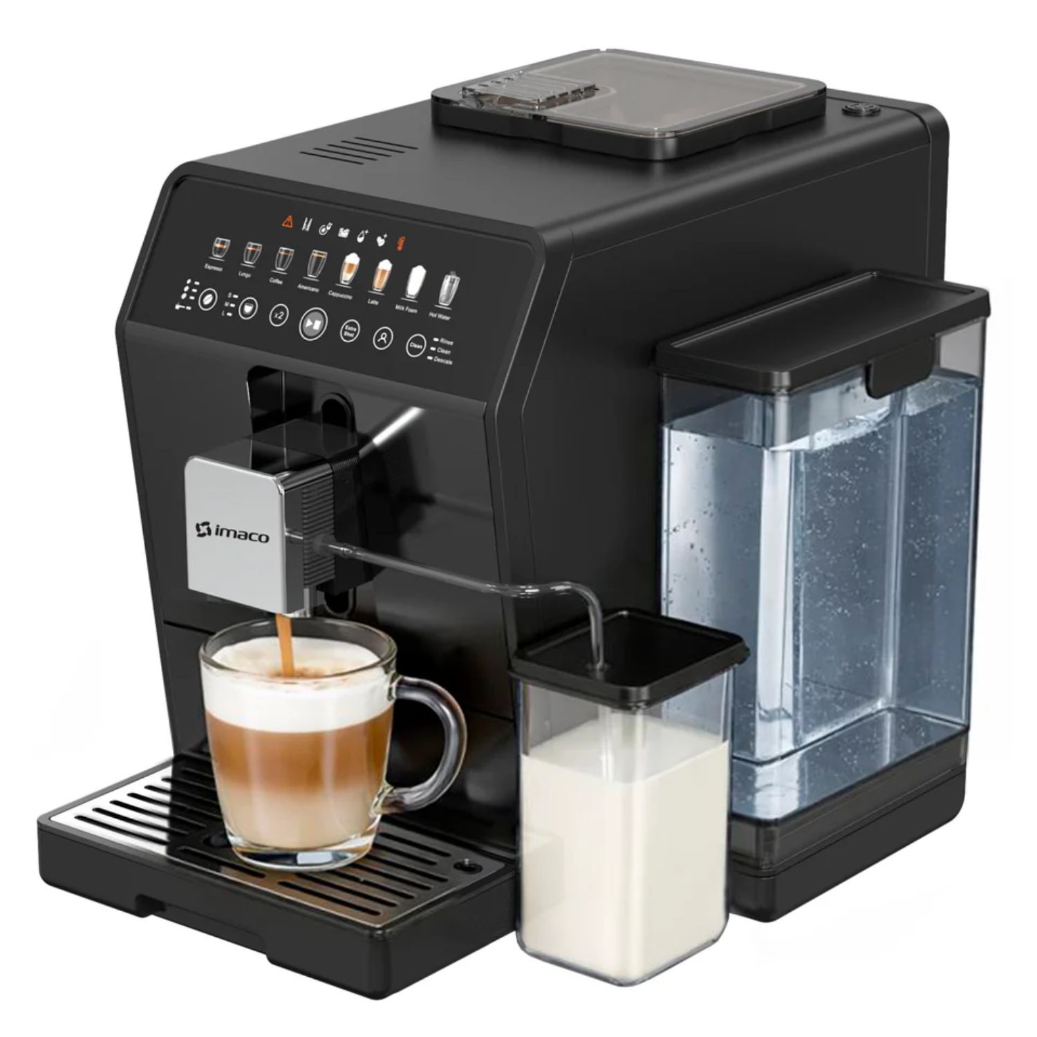 CAFETERA ESPRESSO Y CAPUCCINO IMACO IECM1582A DE 19 BARES - 6