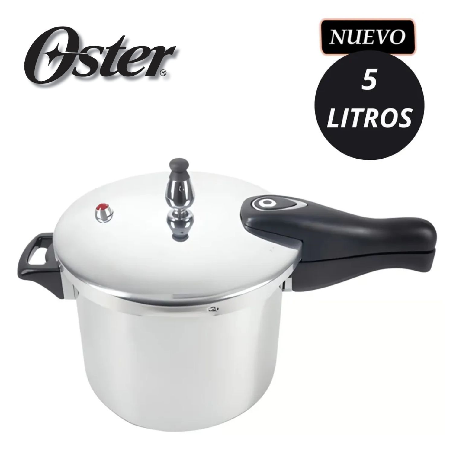 OLLA DE PRESIÓN OSTER BRISSAGO 5 LITROS CON BLOQUEO DE SEGURIDAD - 1