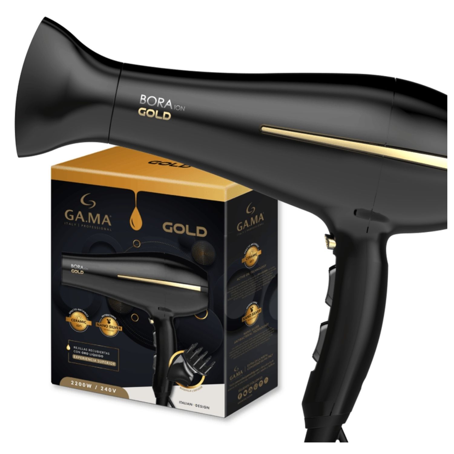 SECADORA GAMA BECHD0000002722 BORA GOLD ION PLUS ARGAN OIL MOTOR DC - 3