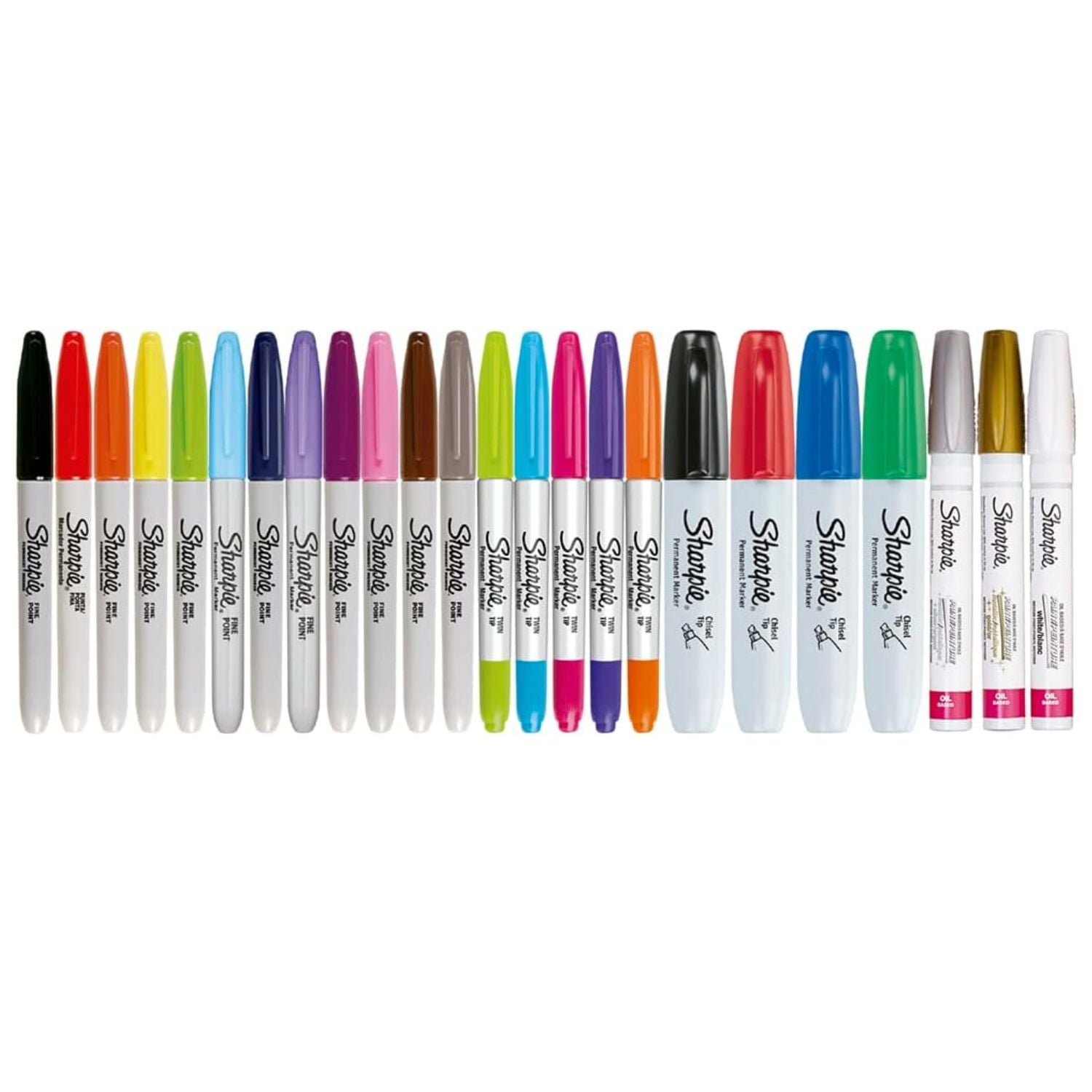 MARCADOR PERMANENTE SHARPIE 2174196 24 UNID COLORES VARIADOS - 4