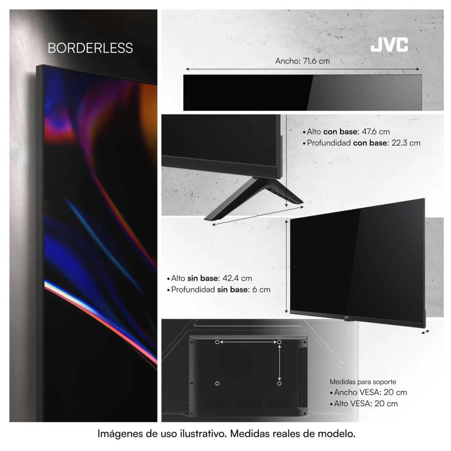 TELEVISOR JVC 32'' HD GOOGLE TV 32KM158N - 7