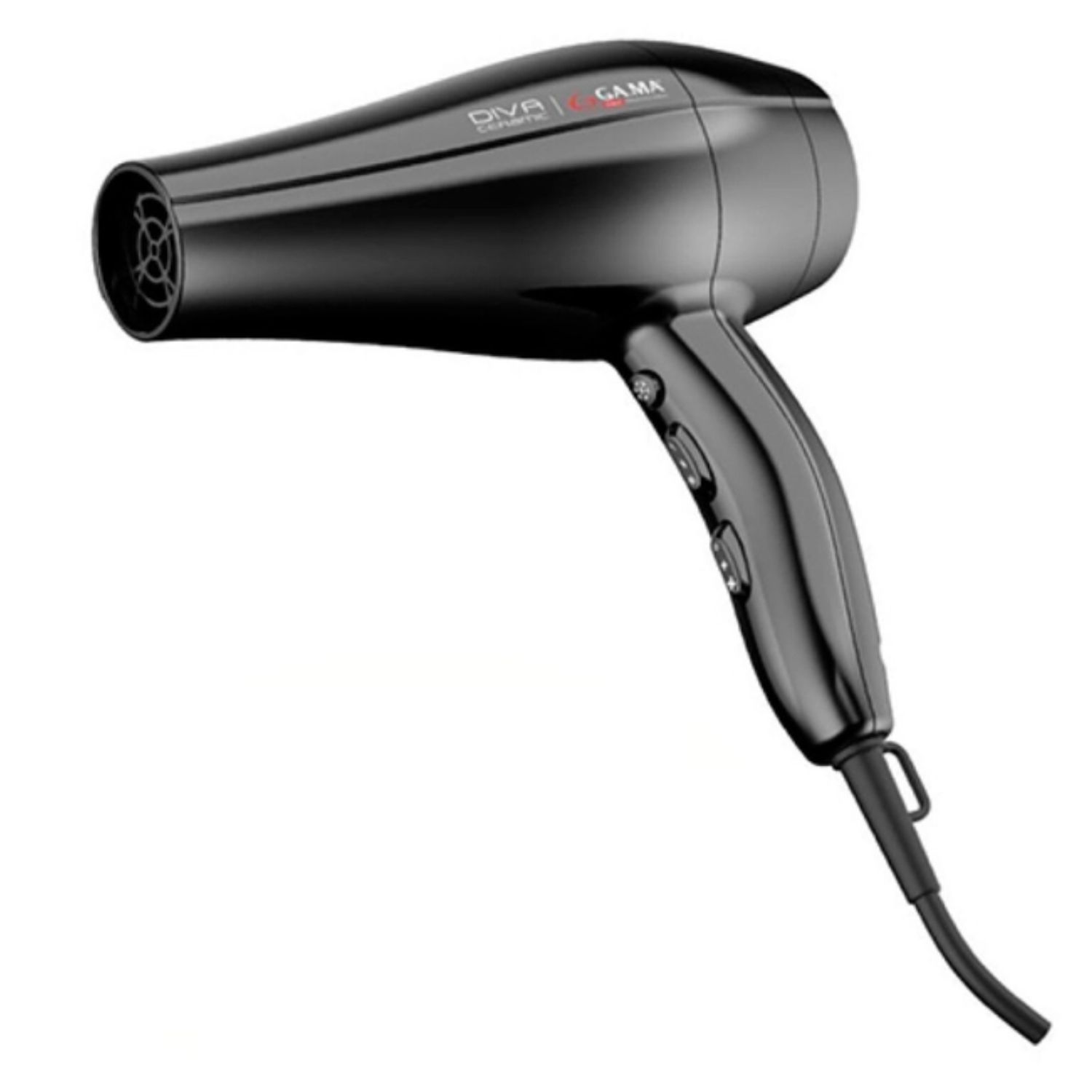 SECADORA PROFESIONAL GAMA DIVA CERÁMICA MOTOR AC  2300 WATTS – NEGRO - 5