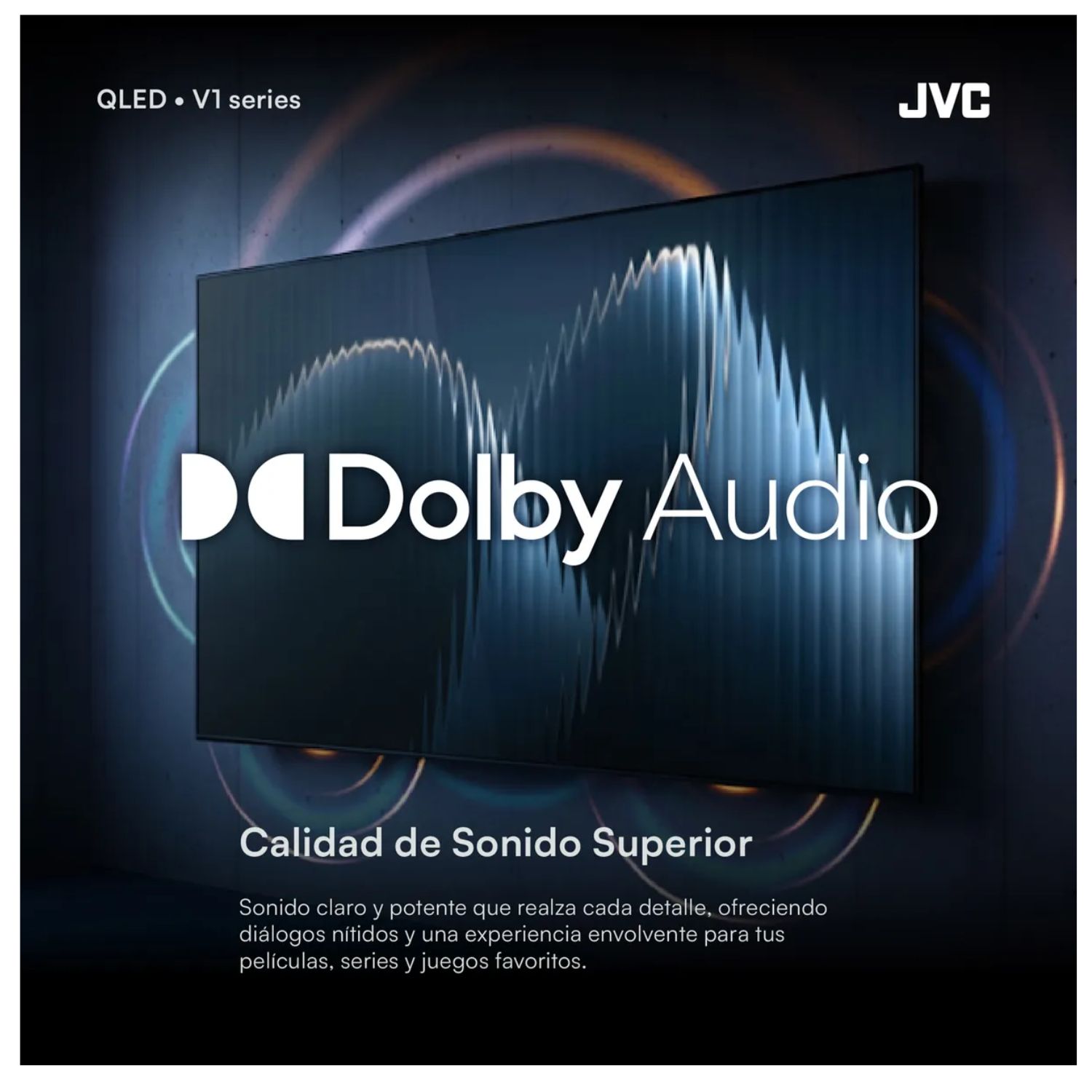 TELEVISOR JVC LT-43KM4584N 43” SMART QLED FULL HD GOOGLE TV - 6