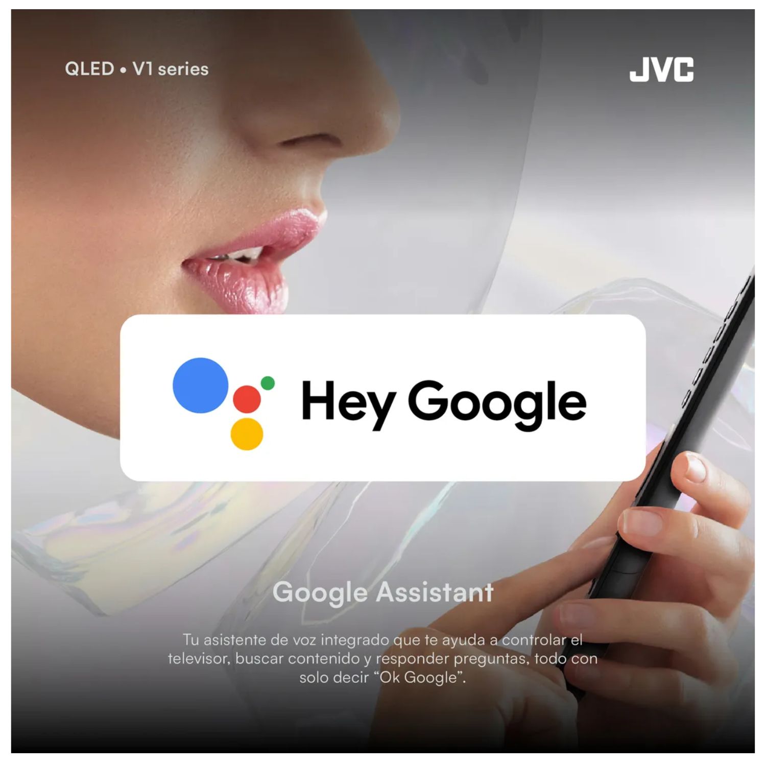 TELEVISOR JVC LT-43KM4584N 43” SMART QLED FULL HD GOOGLE TV - 8