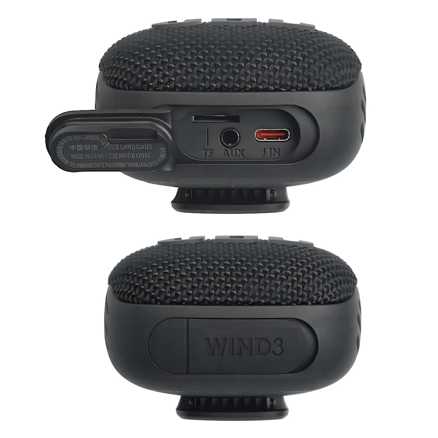 PARLANTE JBL WIND3 PORTÁTIL CON BT WATERPROOF PARA BICI / MOTO – NEGRO - 4