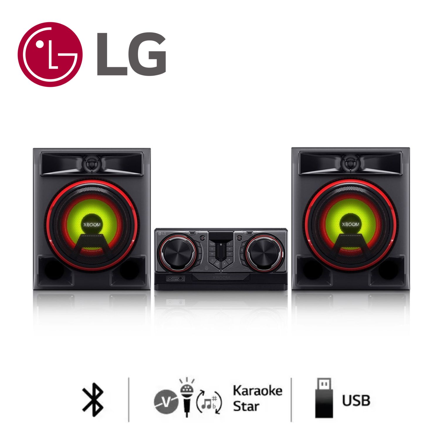 MINICOMPONENTE XBOOM 950W BLUETOOTH NEGRO LG CL65 - 1