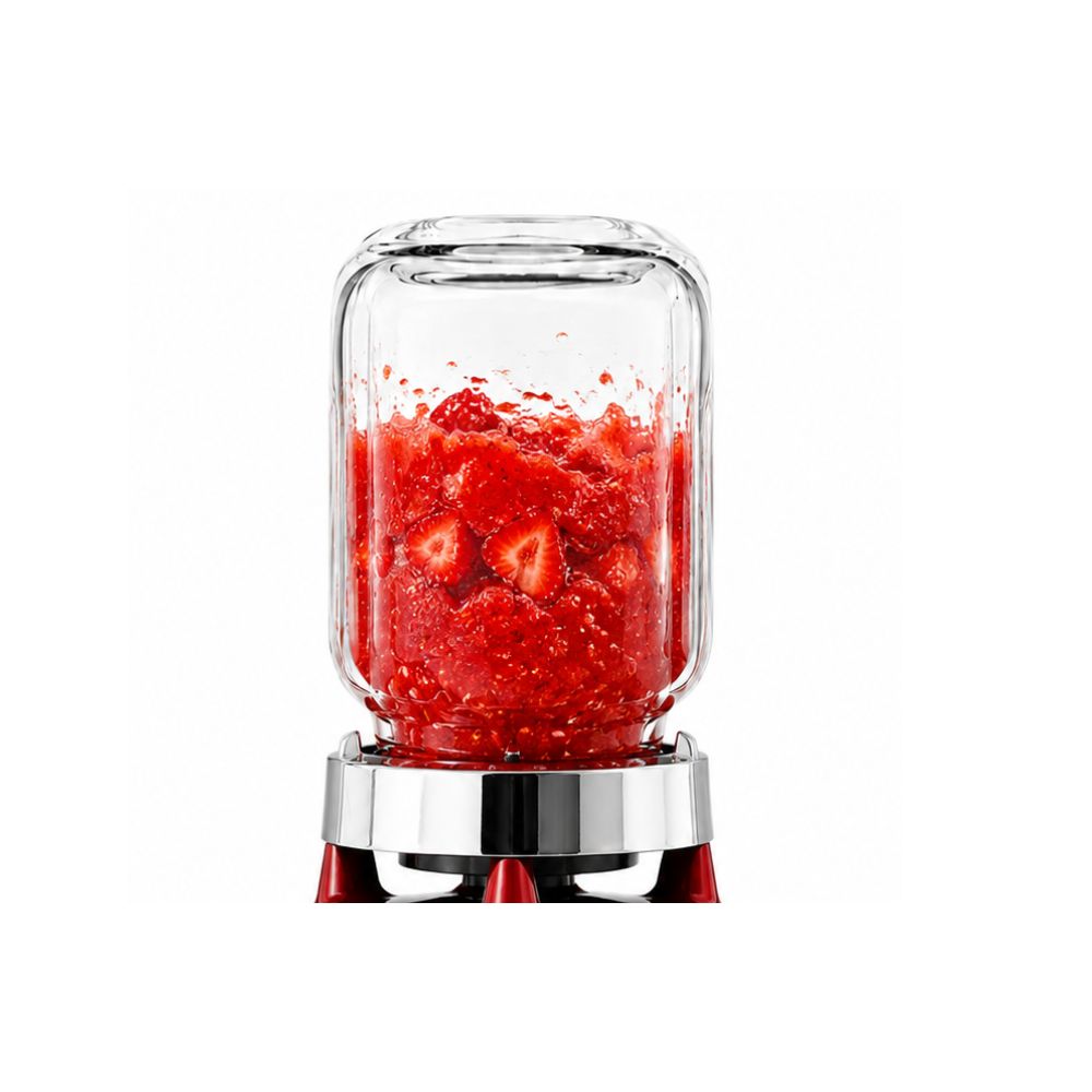 MINI JARRAS JHUMY DE 300 ML VIDRIO COMPATIBLE CON LICUADORAS OSTER - 2