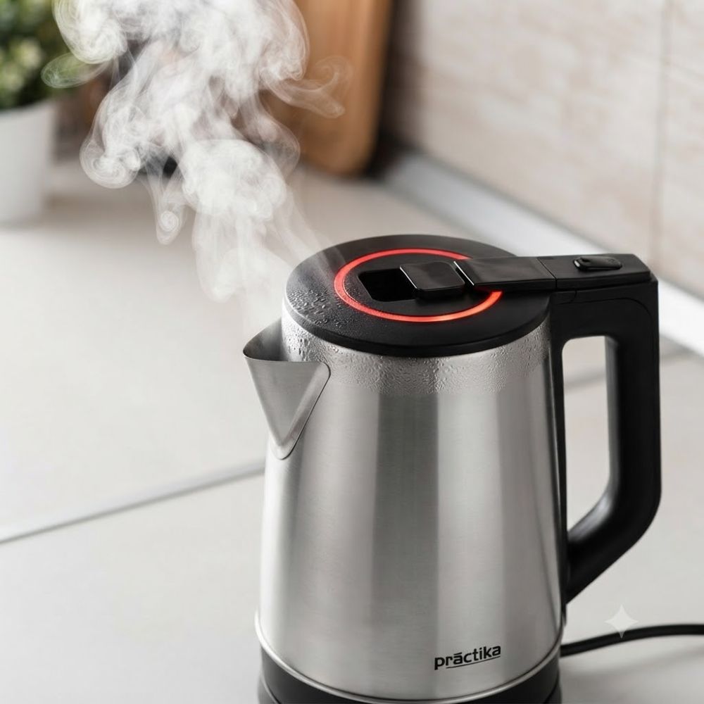 HERVIDOR ELÉCTRICO PRACTIKA INOX PLUS DE 1.8 L ACERO INOXIDABLE - 4