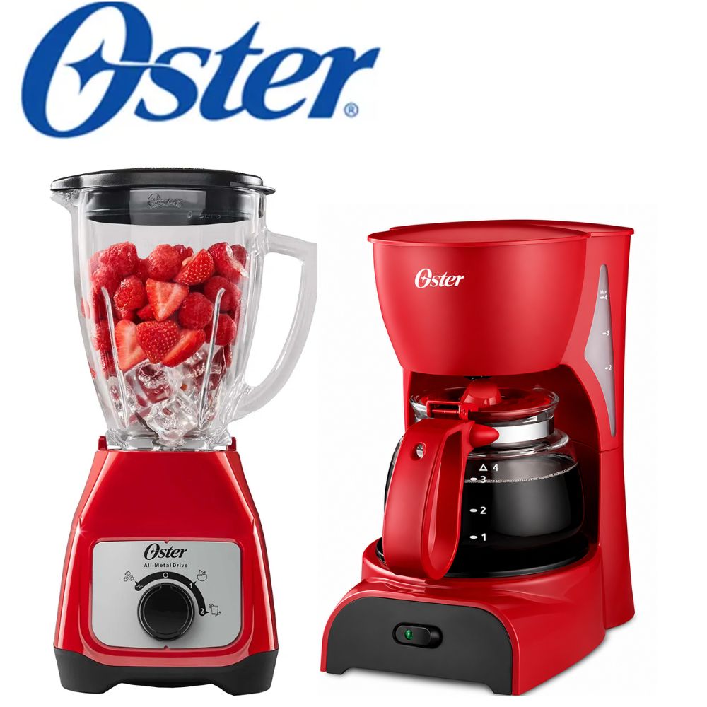 COMBO OSTER LICUADORA OSTER BLSTKAGRRD + CAFETERA BVSTDCDR5R - 1