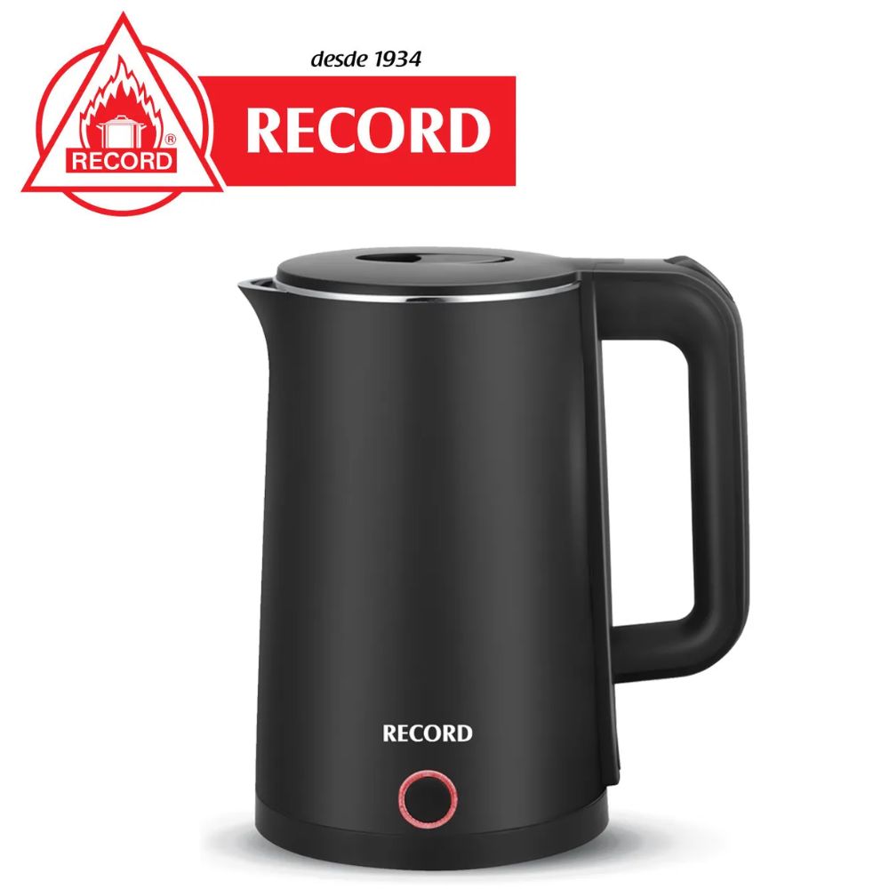 HERVIDOR RECORD 2106100060 1.8L CIERRE ULTRA-LOCK EN TAPA NEGRO - 1