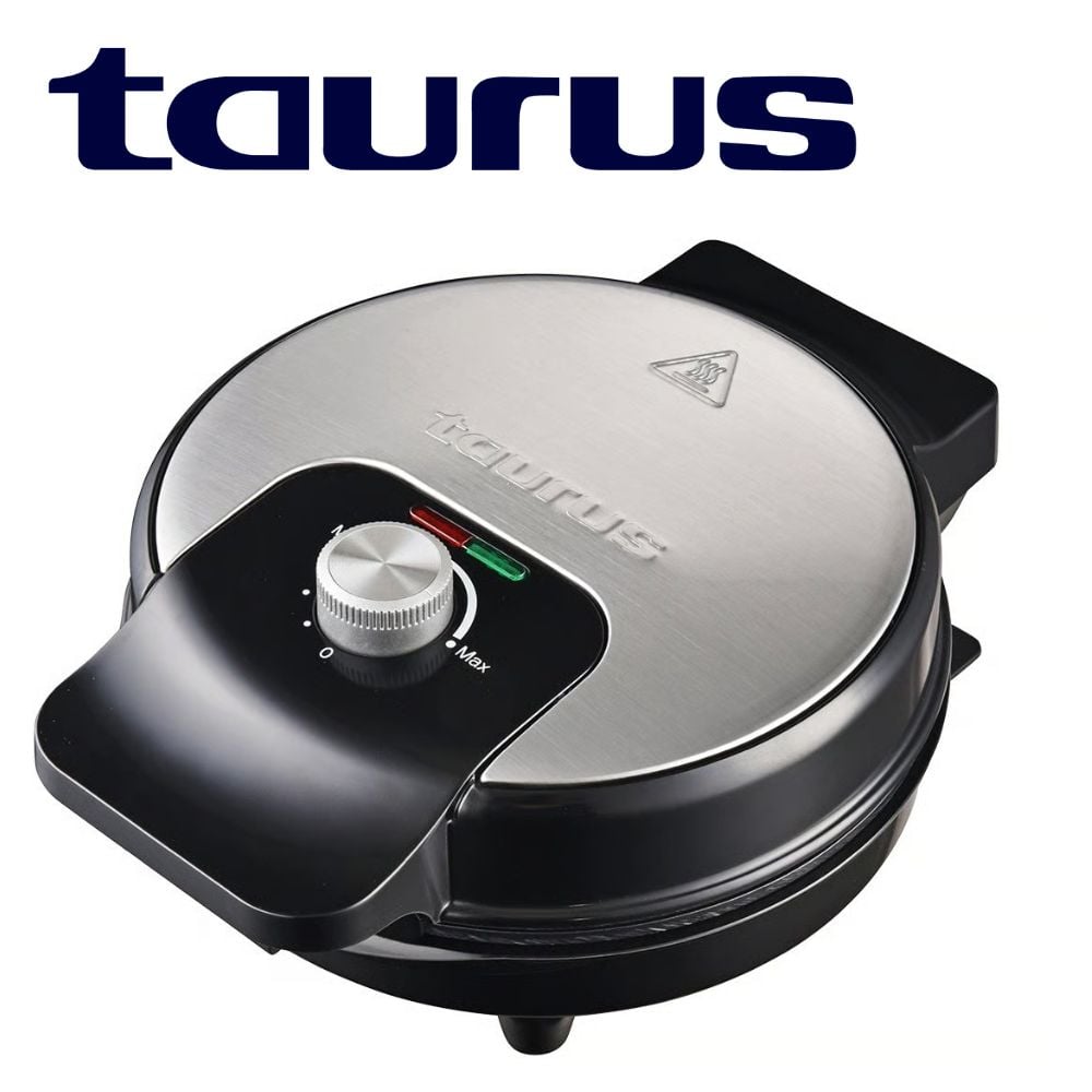 WAFLERA TAURUS SWEET COOKING 04 WAFFLES CON REGULADOR TEMPERATURA - 1